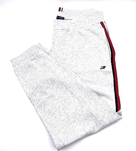 Tommy Hilfiger Jogginghose I Herren I Sweatpant I Global Stripe Pant I Bio Baumwolle I Hellgrau I Logo Flag gummiert I Jogging Pant Men (as3, Alpha, xx_l, Regular, Regular) von Tommy Hilfiger