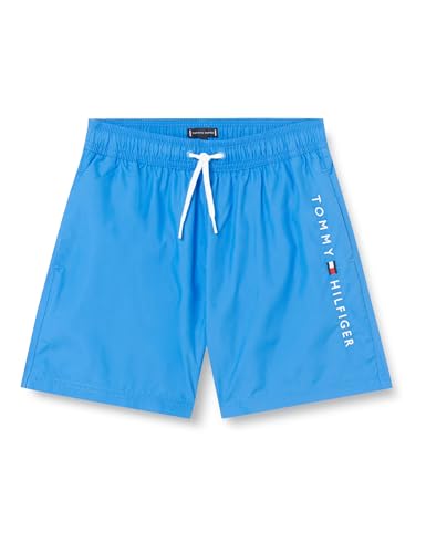 Tommy Hilfiger Jungen Badehose Medium Drawstring Mittellang, Blau (Blue Spell), 8-10 Jahre von Tommy Hilfiger