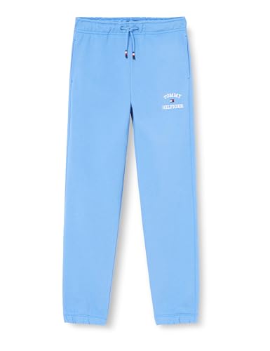 Tommy Hilfiger Jungen TH Logo Sweatpants KB0KB08838 Jogginghosen, Blau (Blue Spell), 8 Jahre von Tommy Hilfiger