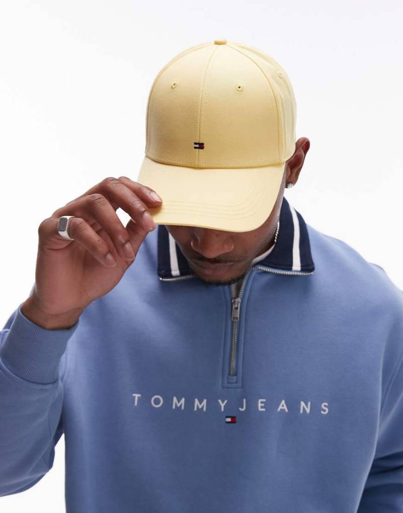 Tommy Hilfiger - Kappe in Zitronengelb mit Flaggen-Logo von Tommy Hilfiger