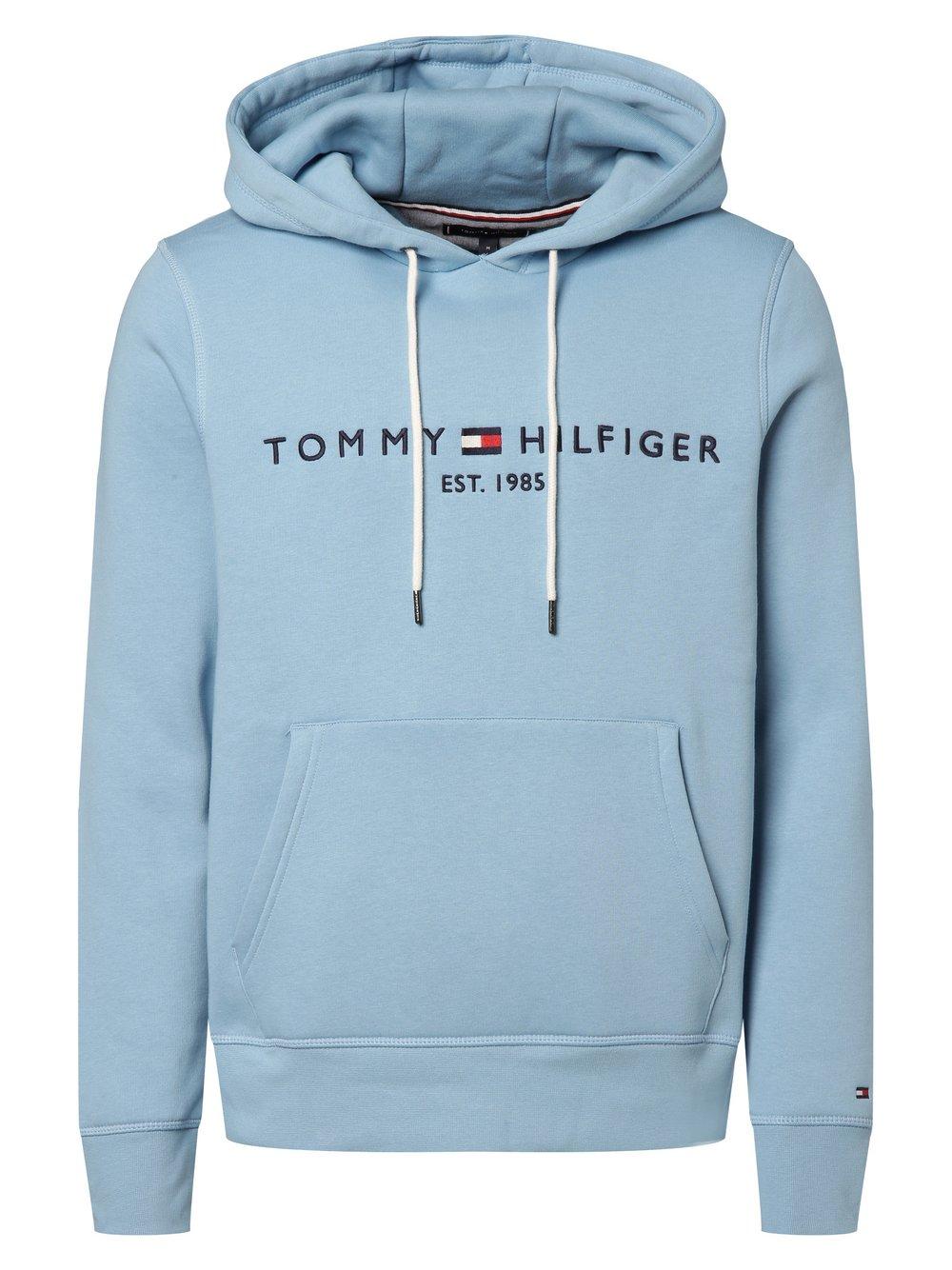 Tommy Hilfiger Kapuzenpullover Herren Baumwolle, hellblau von Tommy Hilfiger