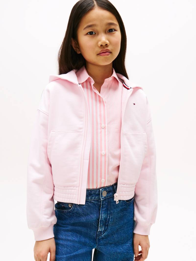 Tommy Hilfiger Kapuzensweatjacke "TOMMY PUFF PRINT ZIP THRU HOODIE", für Kinder bis 16 Jahre, Druck auf der Kapuze von Tommy Hilfiger