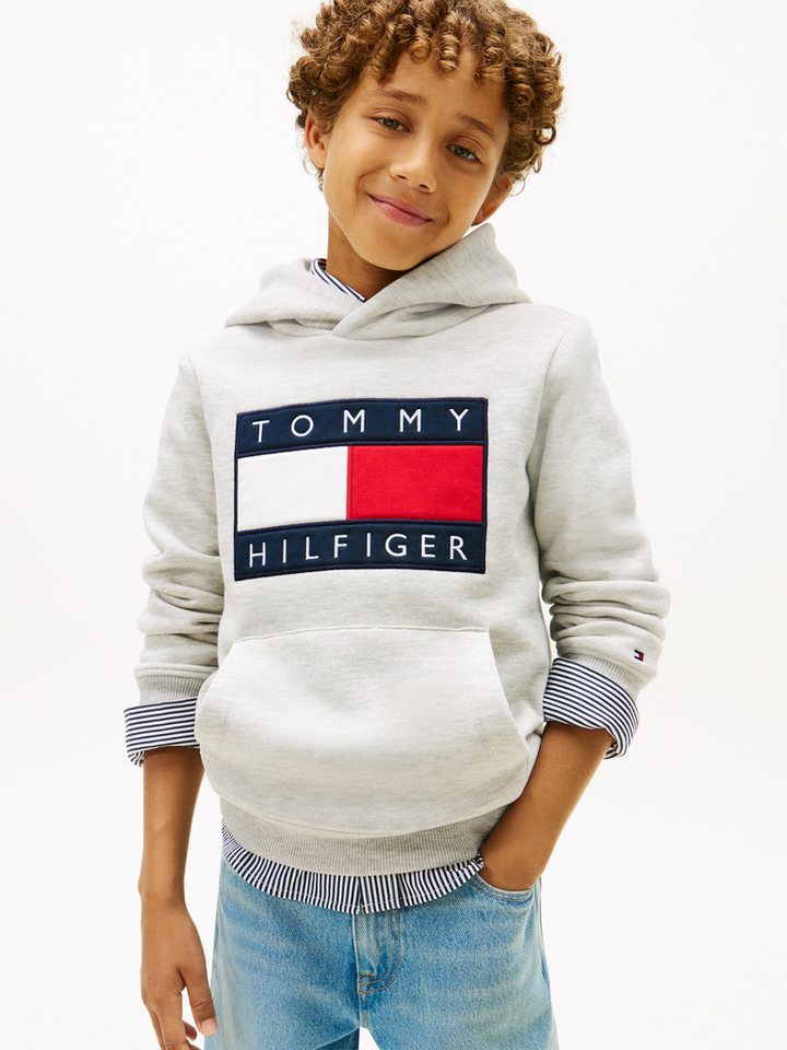 Tommy Hilfiger Kapuzensweatshirt Kinder bis 16 Jahre, mit Kapuze von Tommy Hilfiger