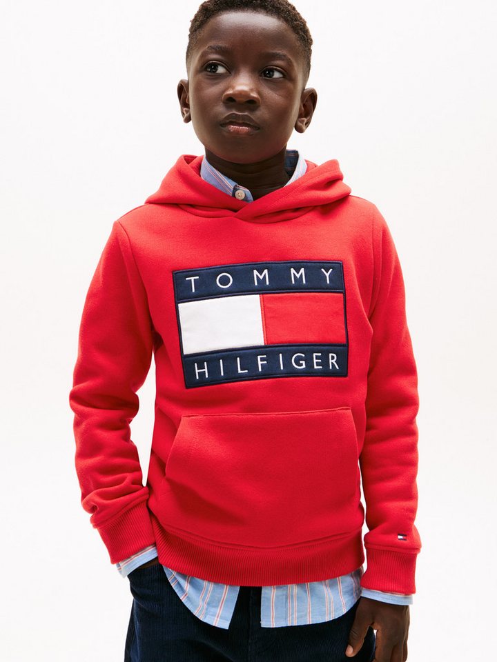Tommy Hilfiger Kapuzensweatshirt Kinder bis 16 Jahre, mit Kapuze von Tommy Hilfiger