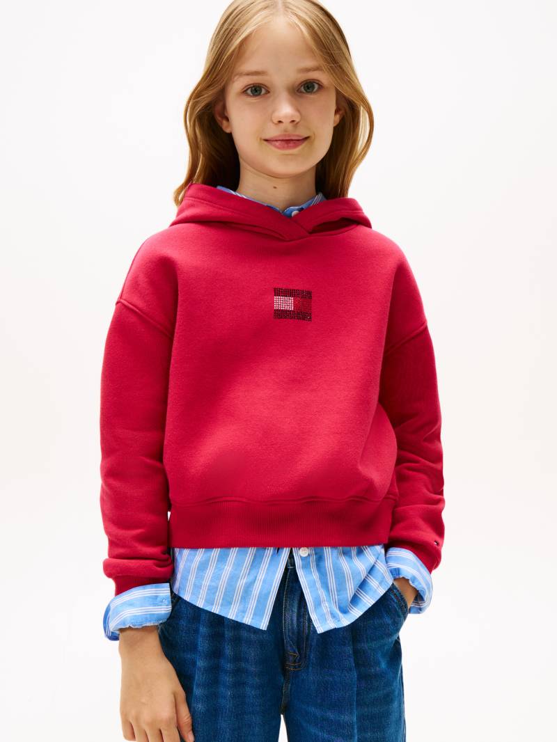Tommy Hilfiger Kapuzensweatshirt "RHINE STONE FLAG HOODIE", Kinder bis 16 Jahre von Tommy Hilfiger