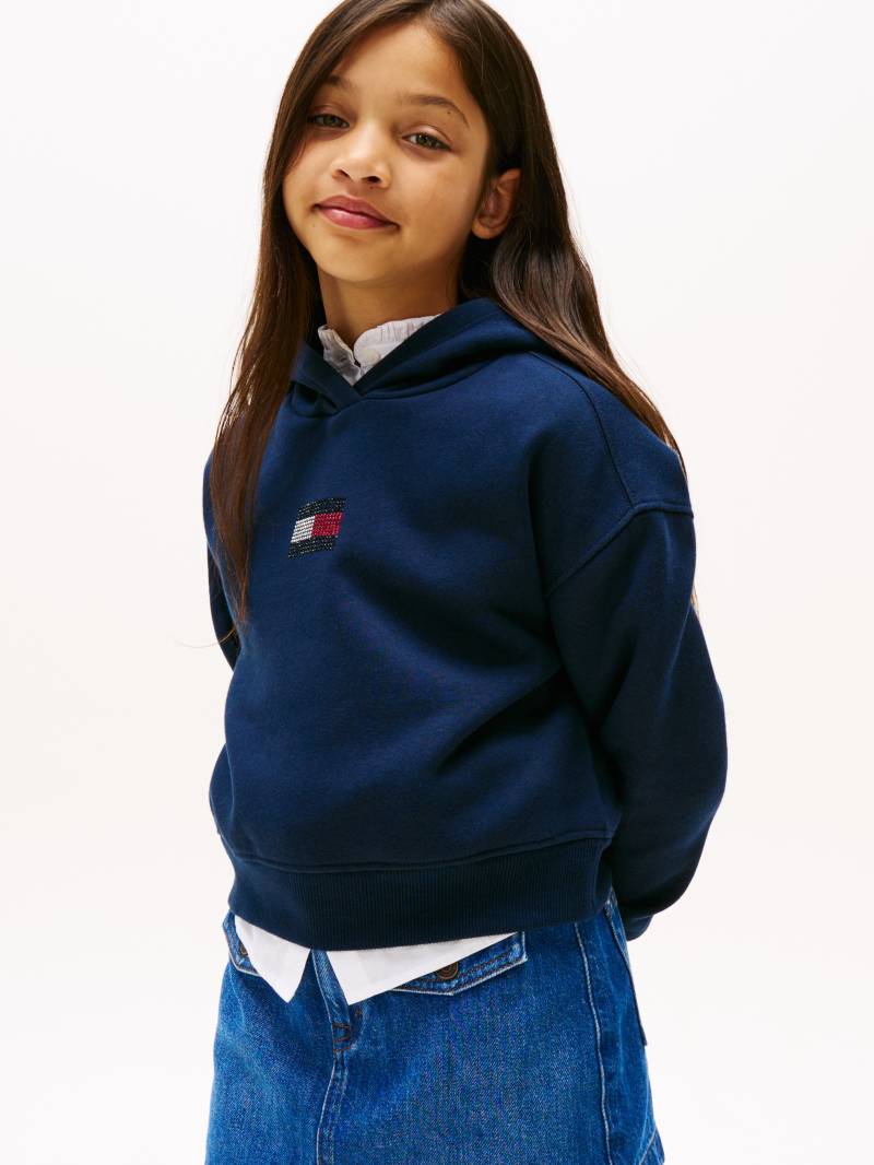 Tommy Hilfiger Kapuzensweatshirt "RHINE STONE FLAG HOODIE", Kinder bis 16 Jahre von Tommy Hilfiger
