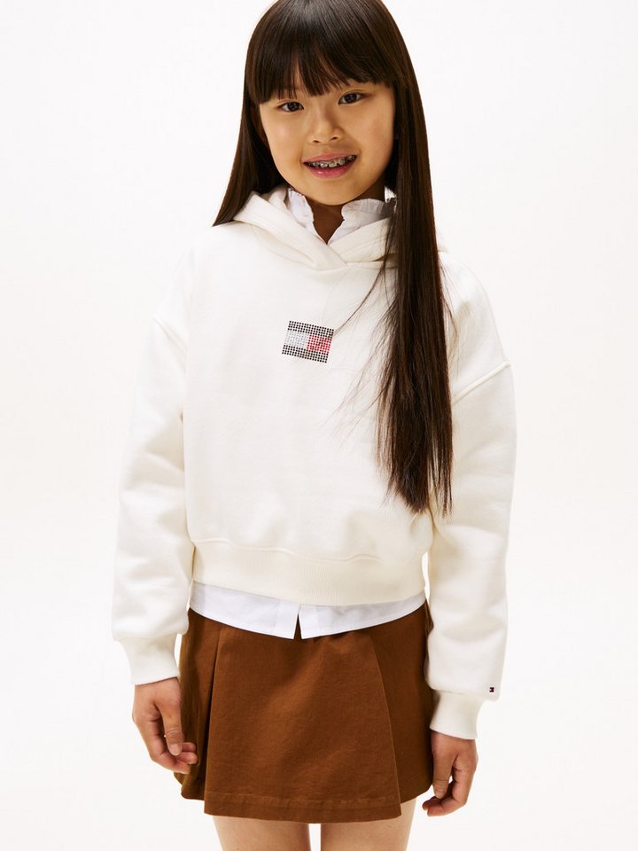 Tommy Hilfiger Kapuzensweatshirt RHINE STONE FLAG HOODIE Kinder bis 16 Jahre von Tommy Hilfiger