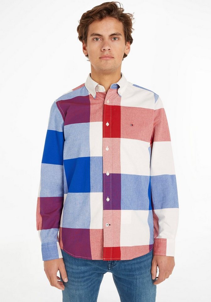 Tommy Hilfiger Karohemd BI COLOR GINGHAM RF SHIRT von Tommy Hilfiger