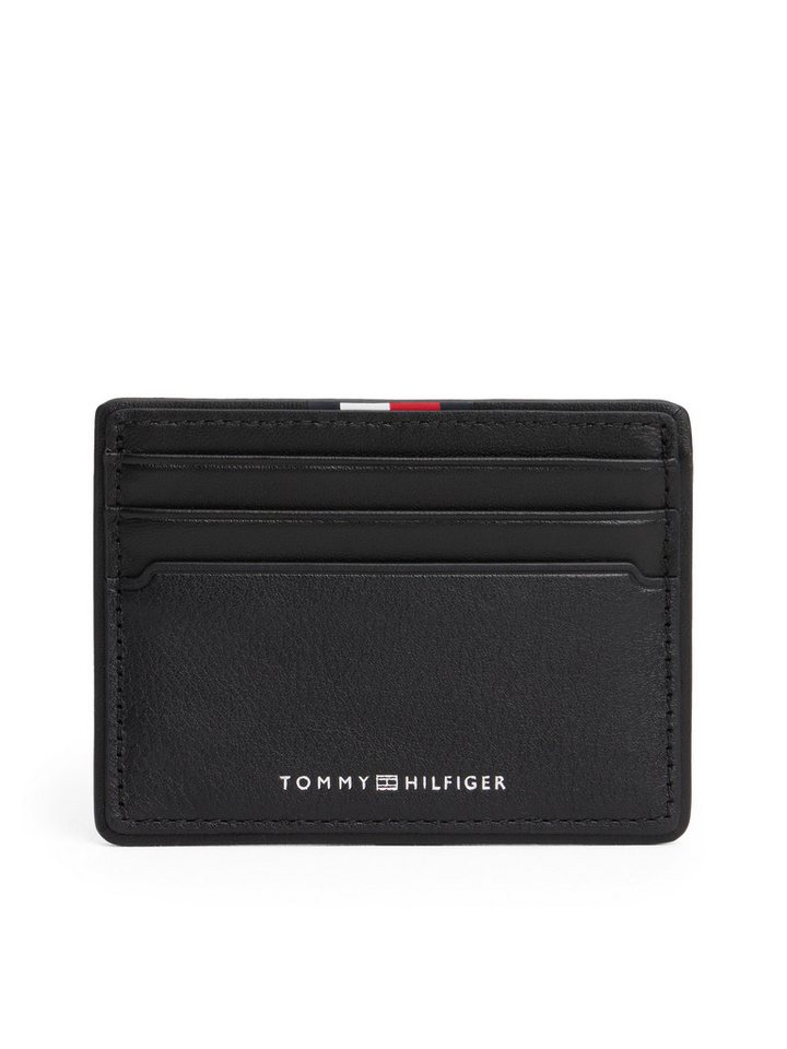 Tommy Hilfiger Kartenetui TH CORP CC HOLDER, Unisex Mini-Geldbeutel, Portemonnaie mit Logoschriftzug und Flagge von Tommy Hilfiger
