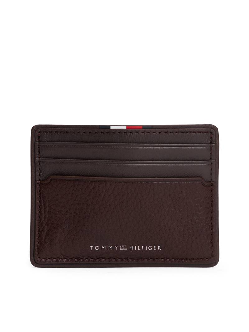 Tommy Hilfiger Kartenetui "TH CORP CC HOLDER", Unisex Mini-Geldbeutel, Portemonnaie mit Logoschriftzug und Flagge von Tommy Hilfiger