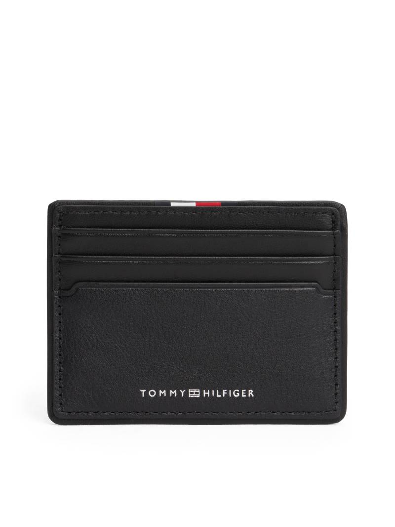 Tommy Hilfiger Kartenetui "TH CORP CC HOLDER", Unisex Mini-Geldbeutel, Portemonnaie mit Logoschriftzug und Flagge von Tommy Hilfiger
