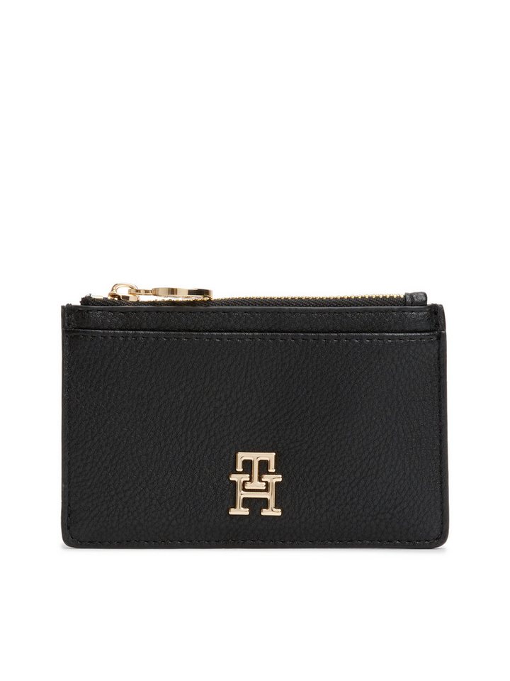 Tommy Hilfiger Kartenetui TH DISTINCT LONG CC HOLDER, Damen Geldbeutel, Portemonnaie mit TH-Logo-Schmuckelement von Tommy Hilfiger