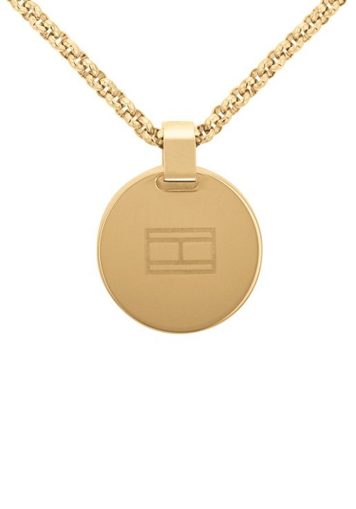 Tommy Hilfiger Kette mit Anhänger Schmuck Edelstahl Halsschmuck Erbskette, mit Sodalith, Onyx oder Perlmutt von Tommy Hilfiger