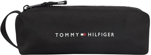 Tommy Hilfiger Kids Gender Inclusive TH ESSENTIAL PENCIL CASE, Black, One Size von Tommy Hilfiger