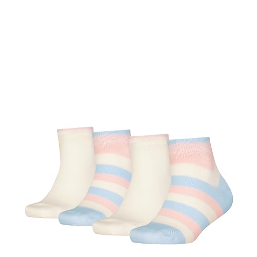 Tommy Hilfiger Kinder Quarter Socken, Rosa, 31/34 (4er Pack) von Tommy Hilfiger