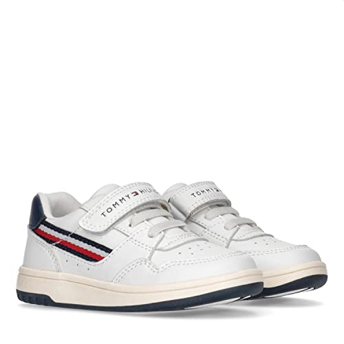 Tommy Hilfiger Kinder Schuh Sneaker - Low Cut Lace-Up Turnschuhe, Farbe:Weiß, Schuhe NEU:EU 29 von Tommy Hilfiger