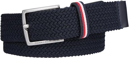 Tommy Hilfiger Kinder Unisex Gürtel Stoffgürtel, Blau (Space Blue), S-M von Tommy Hilfiger