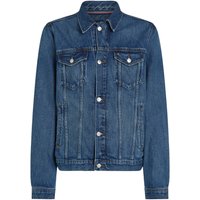 Tommy Hilfiger Klassische Jeansjacke mit Brusttaschen in Washed-Optik in S von Tommy Hilfiger