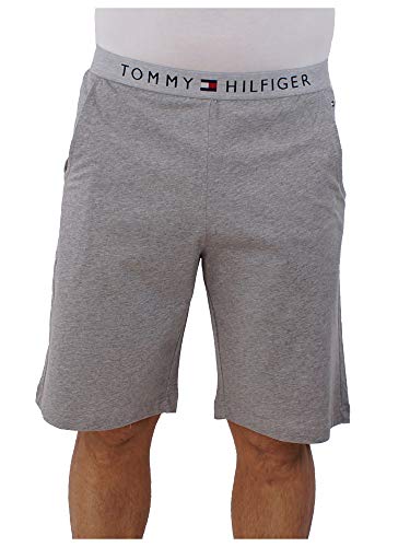 Tommy Hilfiger Herren Jersey Short Gr. S Grau UM0UM01203-004 von Tommy Hilfiger