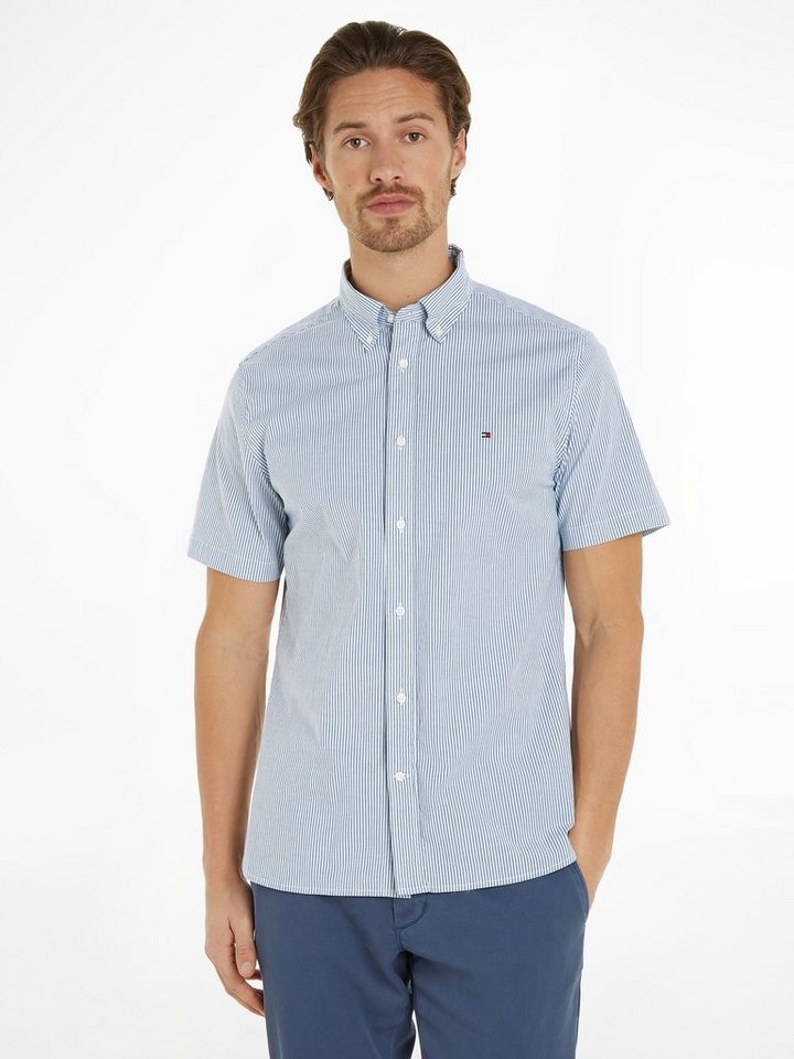 Tommy Hilfiger Kurzarmhemd FLEX MULTI STRIPE RF SHIRT von Tommy Hilfiger