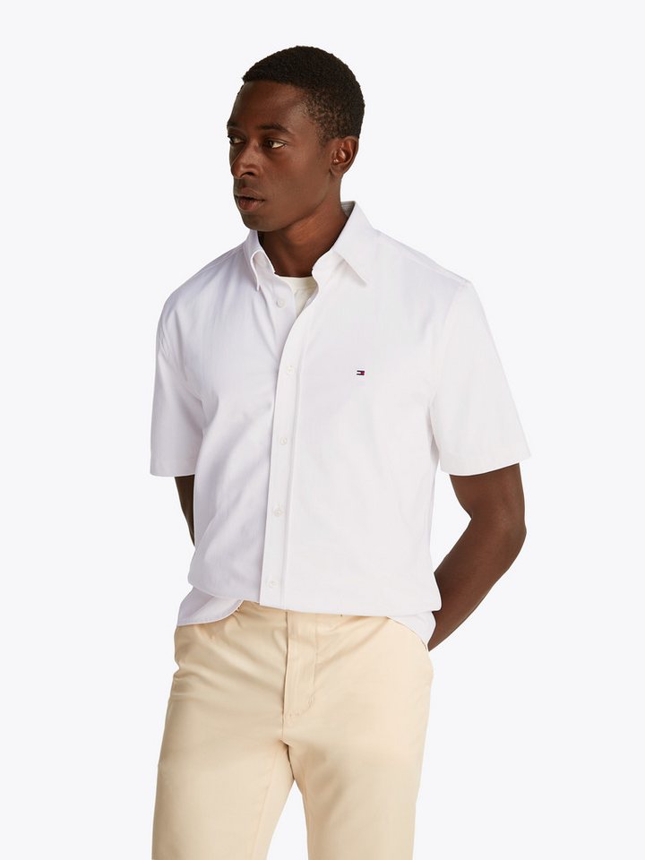 Tommy Hilfiger Kurzarmhemd PERFORMANCE KNIT SOLID SS SHIRT von Tommy Hilfiger