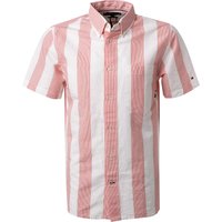 Tommy Hilfiger Herren Kurzarmhemd orange gestreift Tommy Hilfiger Herren Kurzarmhemd orange gestreift von Tommy Hilfiger