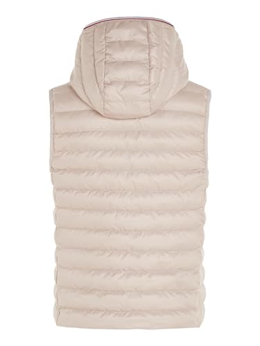 Tommy Hilfiger LW PADDED GLOBAL STRIPE VEST, beige(beige), Gr. S von Tommy Hilfiger