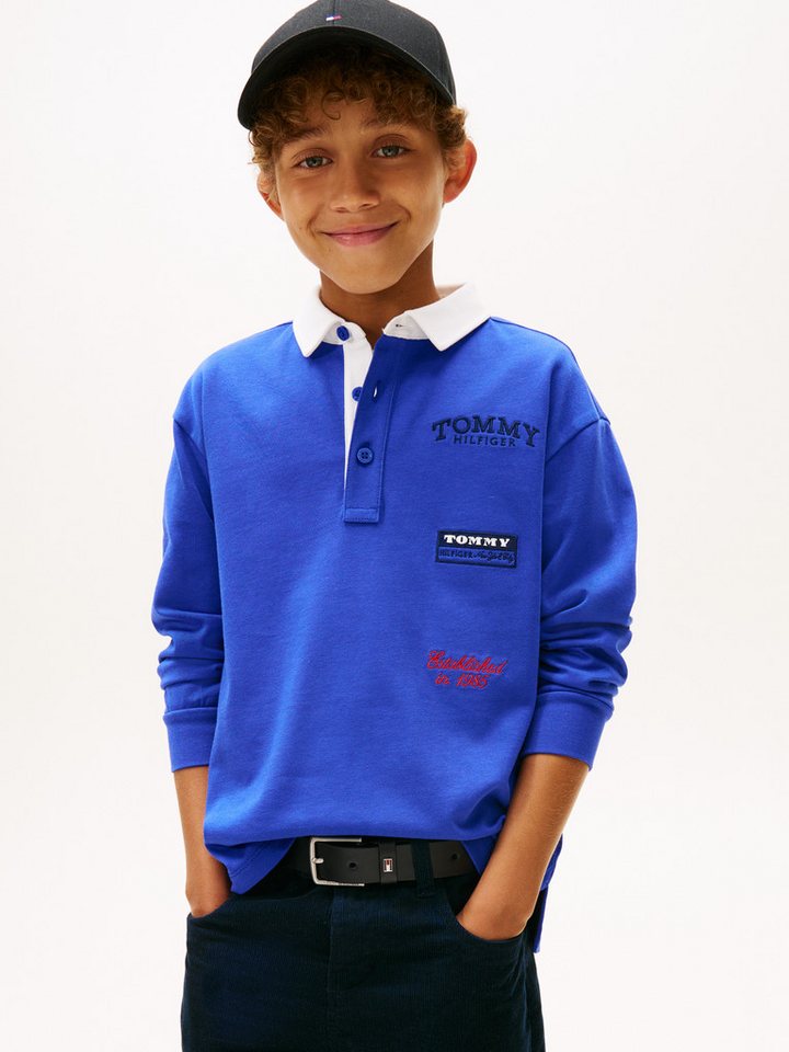 Tommy Hilfiger Langarm-Poloshirt Regular fit, für Kinder bis 16 Jahre von Tommy Hilfiger