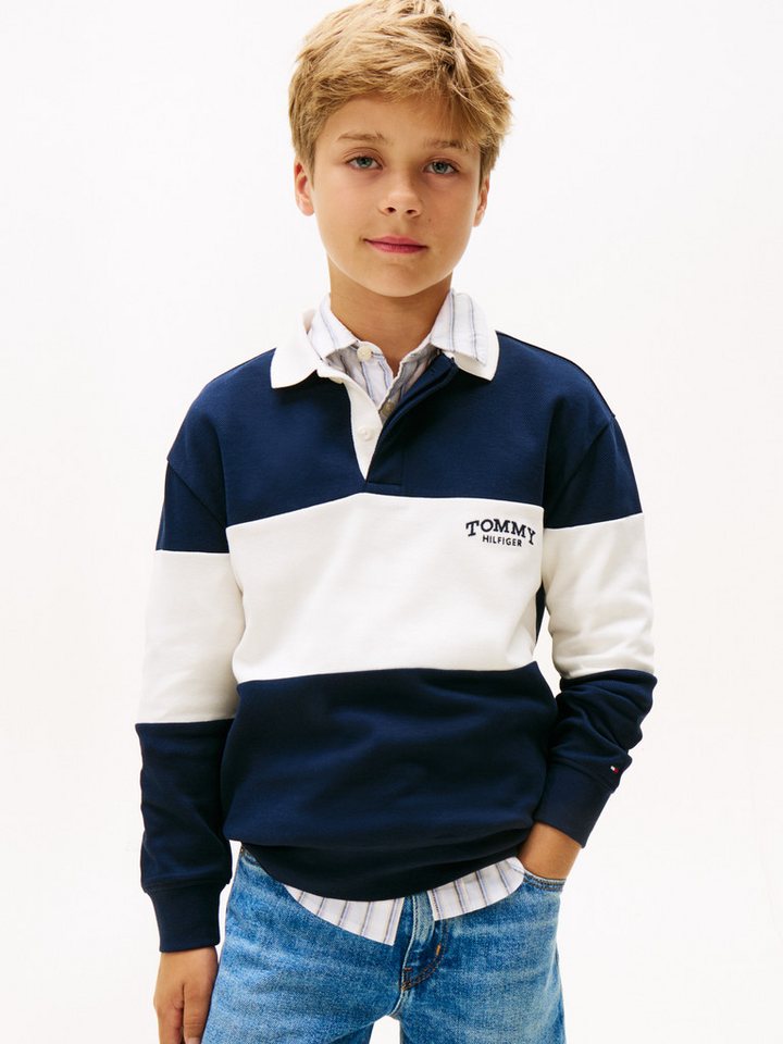 Tommy Hilfiger Langarm-Poloshirt Regular fit, für Kinder bis 16 Jahre von Tommy Hilfiger
