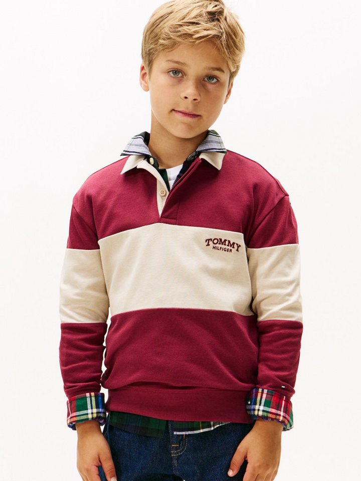 Tommy Hilfiger Langarm-Poloshirt Regular fit, für Kinder bis 16 Jahre von Tommy Hilfiger