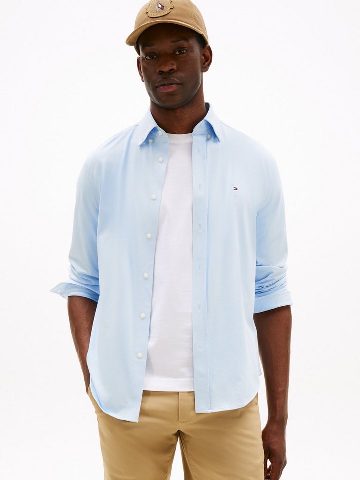 Tommy Hilfiger Langarmhemd PERFORMANCE KNIT SOLID LS SHIRT Tommy Hilfiger Langarmhemd PERFORMANCE KNIT SOLID LS SHIRT von Tommy Hilfiger