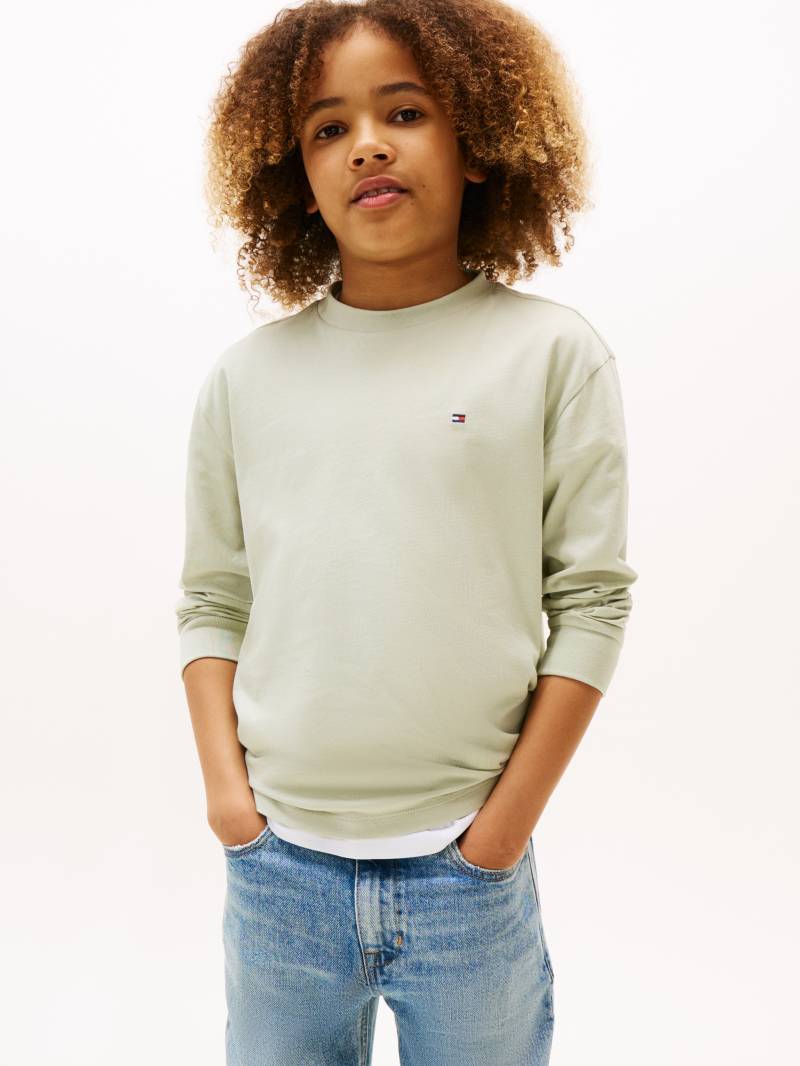 Tommy Hilfiger Langarmshirt "ESSENTIAL T-SHIRT LS" für Kinder bis 16 Jahre, Markenlogo von Tommy Hilfiger