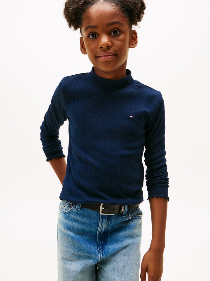 Tommy Hilfiger Langarmshirt MOCK NECK TOP LS Kinder bis 16 Jahre von Tommy Hilfiger