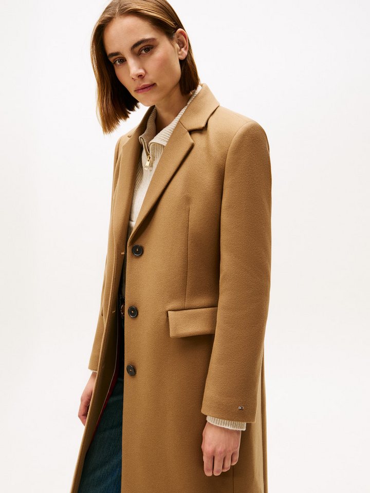 Tommy Hilfiger Langmantel CLASSIC SB WOOL REG MAXI COAT mit Wolle und Kaschmir von Tommy Hilfiger