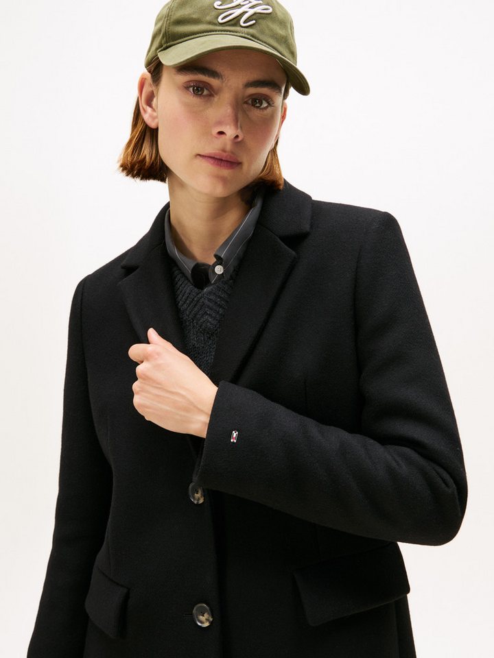 Tommy Hilfiger Langmantel CLASSIC SB WOOL REG MAXI COAT mit Wolle und Kaschmir von Tommy Hilfiger