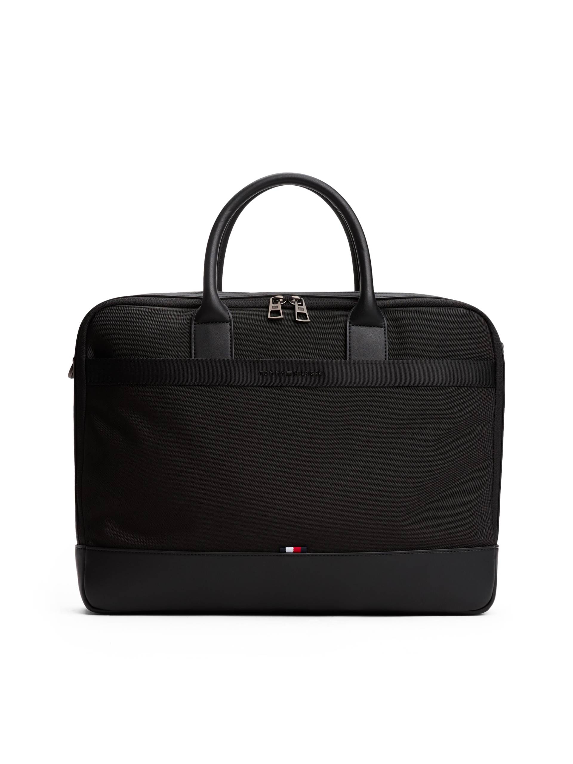 Tommy Hilfiger Laptoptasche "TH NYLON TRAVEL COMPUTER BAG", Unisex Geschäftstasche, Messenger Bag, ideal für Geschäftsreise von Tommy Hilfiger