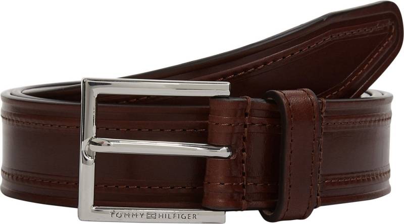 Tommy Hilfiger Ledergürtel HUDSON EMBOSS LEATHER 3.0 Größenverstellbar von Tommy Hilfiger