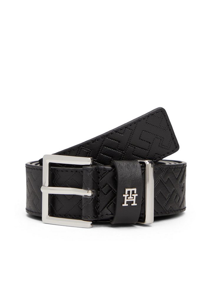 Tommy Hilfiger Ledergürtel TH SQUARE MONO mit TH-Monogramm, Breite: 3 cm von Tommy Hilfiger