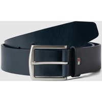 Tommy Hilfiger Ledergürtel mit Logo-Applikation in Marine, Größe 85 Tommy Hilfiger Ledergürtel mit Logo-Applikation in Marine, Größe 85 von Tommy Hilfiger