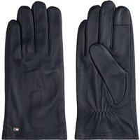 Tommy Hilfiger Lederhandschuhe mit Logo-Aufnäher und softem Futter in M von Tommy Hilfiger