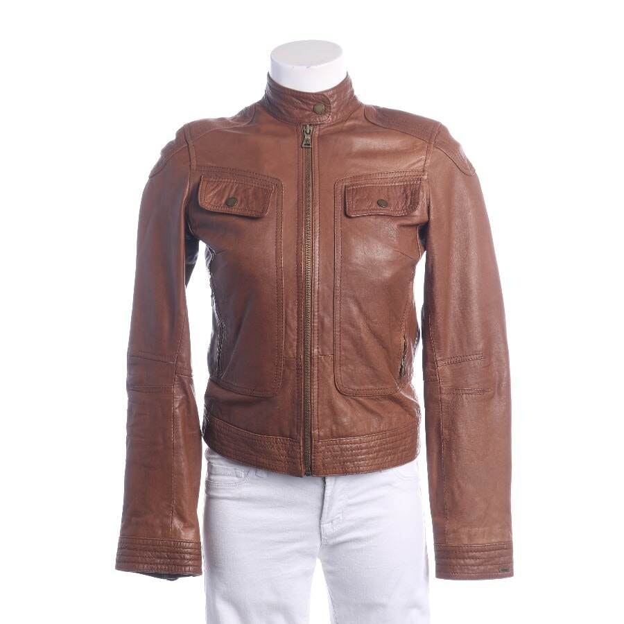 Tommy Hilfiger Lederjacke 34 Camel von Tommy Hilfiger