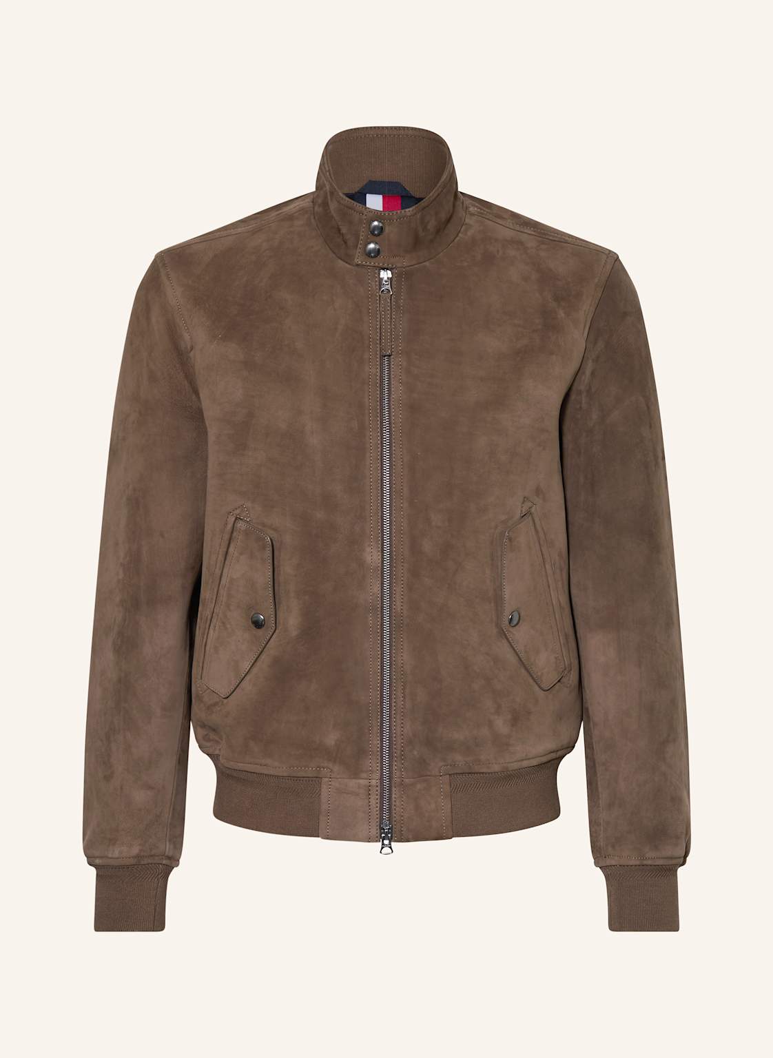 Tommy Hilfiger Lederjacke beige von Tommy Hilfiger