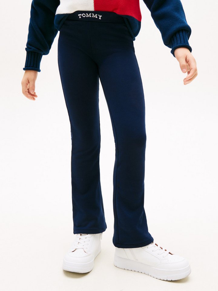 Tommy Hilfiger Leggings TOMMY FOIL FLARE LEGGING Regular fit, für Kinder bis 16 Jahre von Tommy Hilfiger