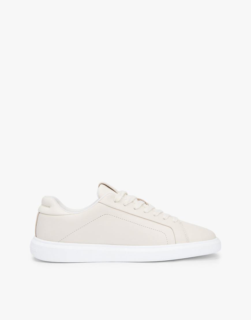 Tommy Hilfiger - Leichte Cupsole-Court-Sneaker aus Leder in Beige-Neutral von Tommy Hilfiger