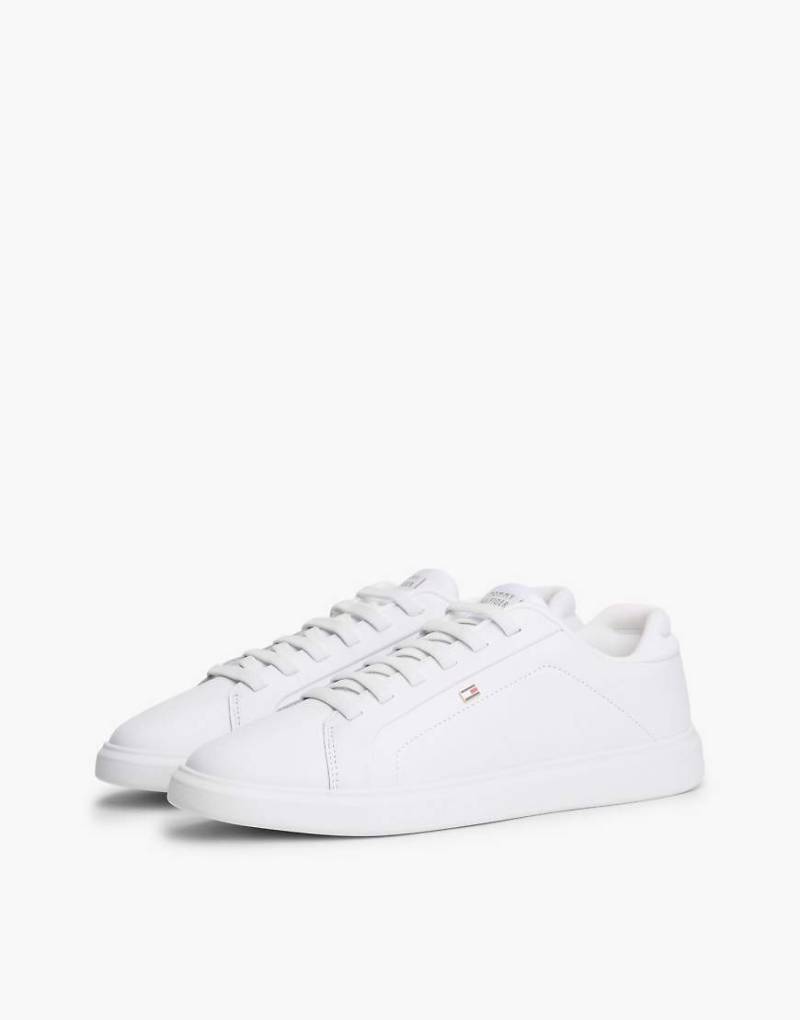 Tommy Hilfiger - Leichte Cupsole-Court-Sneaker aus Leder in Weiß von Tommy Hilfiger