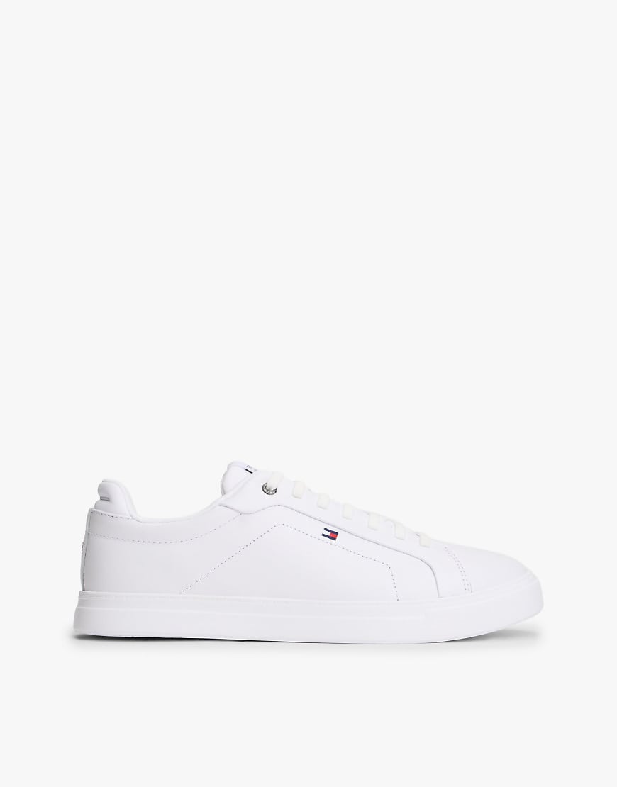 Tommy Hilfiger - Leichte Cupsole-Court-Sneaker aus Leder in Weiß von Tommy Hilfiger