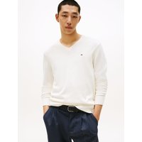 Tommy Hilfiger Leichter Pullover mit Kaschmir und V-Ausschnitt in S von Tommy Hilfiger