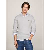 Tommy Hilfiger Leichter Pullover mit Kaschmir und V-Ausschnitt in XXL von Tommy Hilfiger