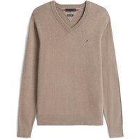 Tommy Hilfiger Leichter Pullover mit Kaschmir und V-Ausschnitt in XXL von Tommy Hilfiger