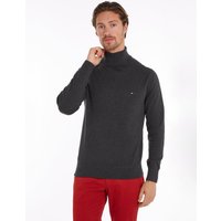 Tommy Hilfiger Leichter Rollkragenpullover mit Kaschmiranteil und kleiner Flag-Stickerei in XXL von Tommy Hilfiger